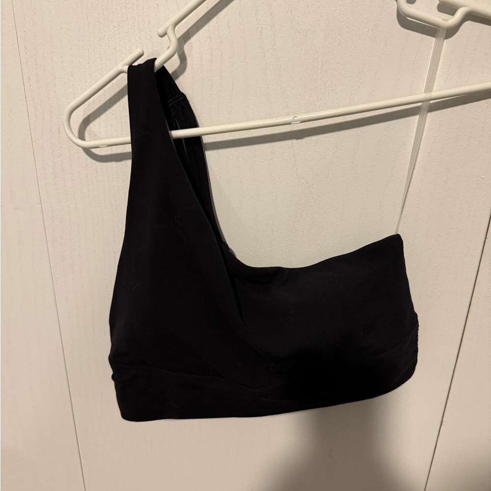 Athleta Black Asymmetrical Bra Intimates